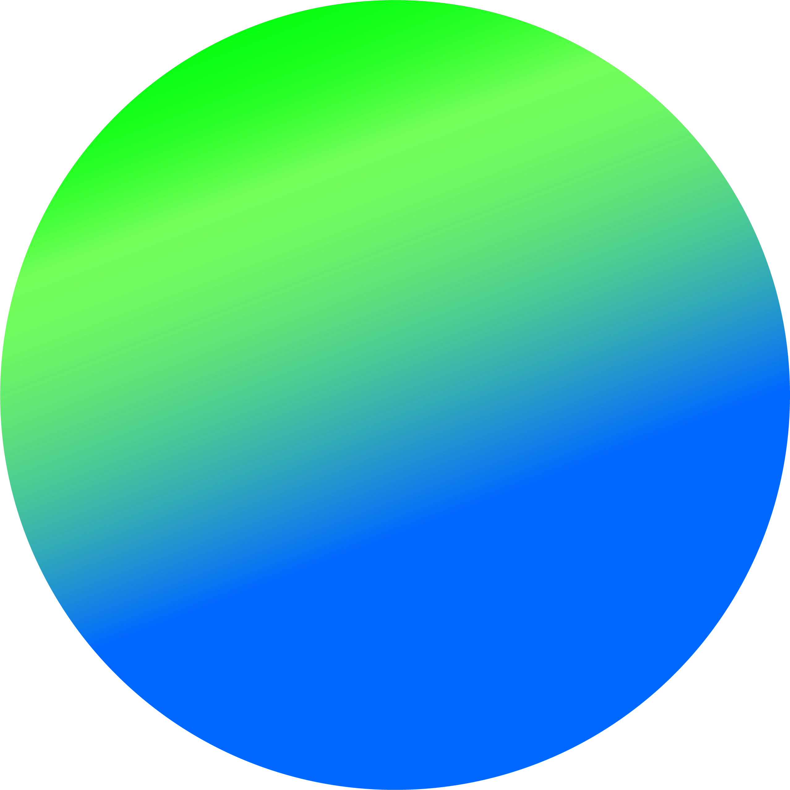 Glowing ellipse background blur green